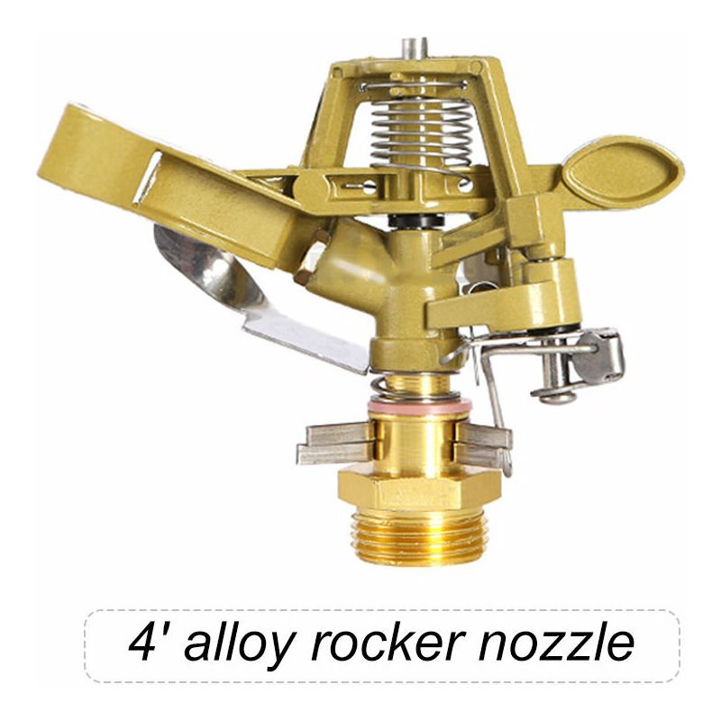 Thsinde - Sprinkler Sprinkler 0°-360° Kirsite Pattern Adjustable Rain Bird Garden Impact Sprinkler Agricultural Lawn Brass Spray 4' Nozzle 10-15m