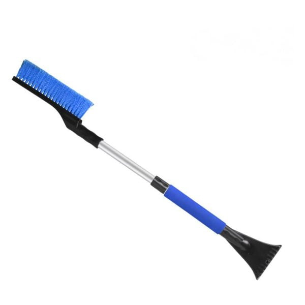 Thsinde - Telescopic Ice Scraper with Infinitely Adjustable Brass Scraper Frost Scraper Windshield 66CM