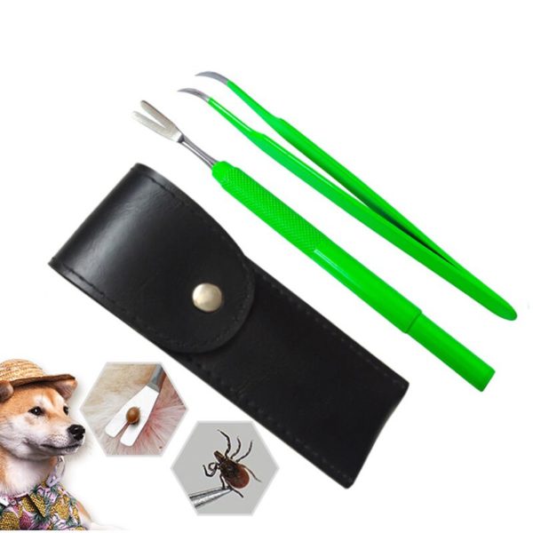 Tick Clip, Tick Hooks, Tick Traps, Tick Traps for Dogs and Cats, Tick and Flea Removal, Green