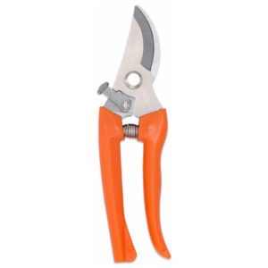 Tip Pruning Leaf Trimmer Shears Gardening Hand Pruner with Stainless Steel (Orange)