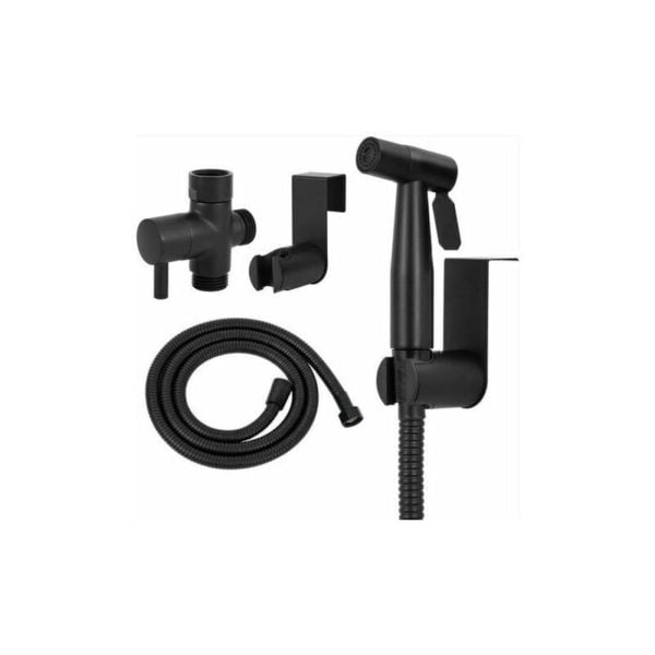 Toilet Sprayer,Toilet Sprayer Complete Kit Black,Toilet Sprayer Kit,Sprayer For Daily Personal Hygiene,Toilet Shower Head With Hose,black