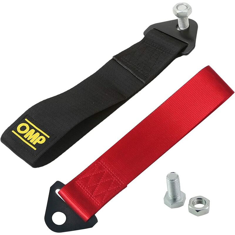 Towing Strap Car Tow Strap Universal Towing Strap Bumper Trailer Nylon Towing Ropes for Vehicle Front Rear Bumper 2 Pcs