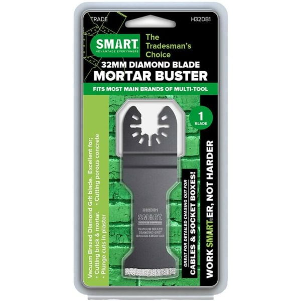 Trade H32DB1 32mm Mortar Buster Brazed Diamond Multi Tool Blade - Smart