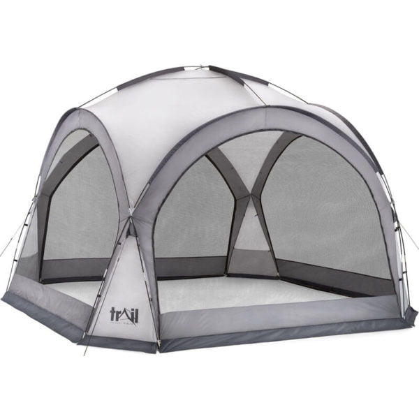 Trail Outdoor Leisure - Dome Gazebo With Sides - Grey - Grey