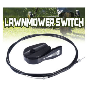 Universal 39 Throttle Cable Switch Control Replacement Kit for Garden Lawn Mowers(Black),1m)