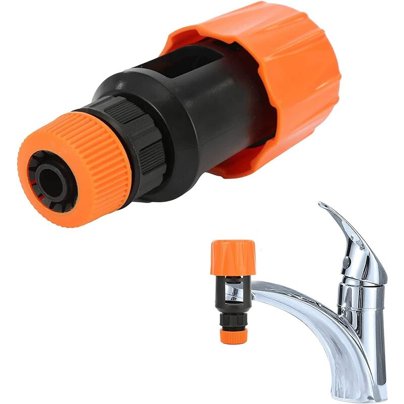 Universal Faucet Connector Kitchen Hose Connector Universal Garden Hose Faucet Garden Hose Connector Adjustable Faucet Adapter for Indoor Outdoor Home