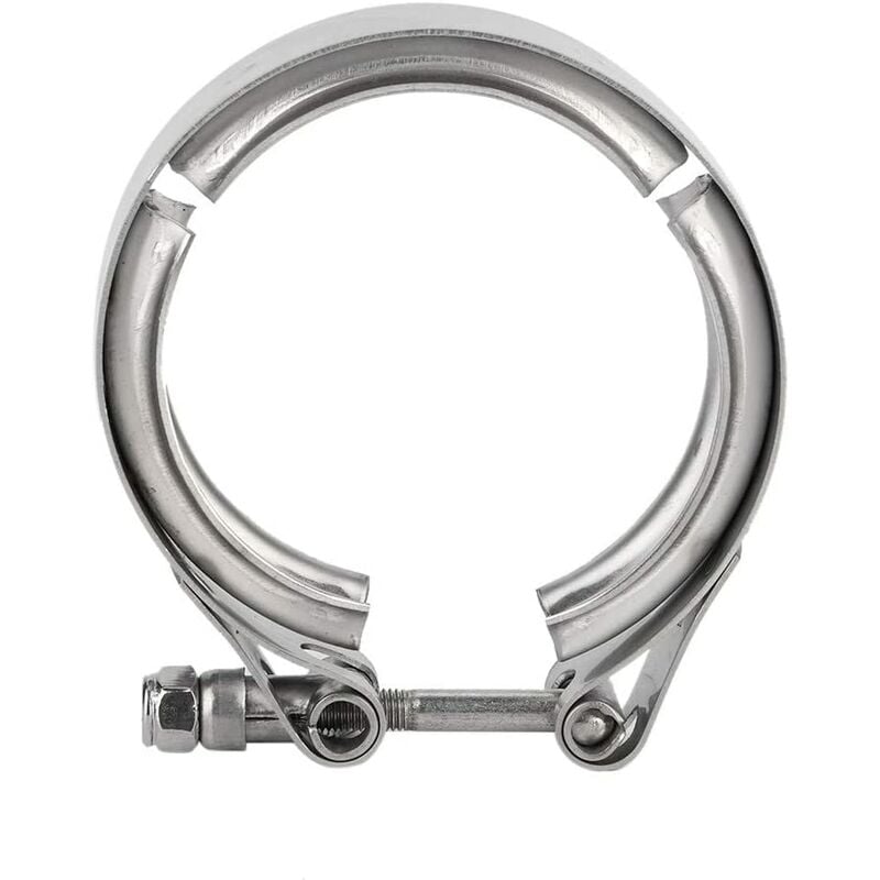 Universal Hose Clamp Exhaust Clamps Pipe 2.5 Inch 63mm Car Auto V-Band Turbo Downpipe Exhaust Clamp M6 Screw