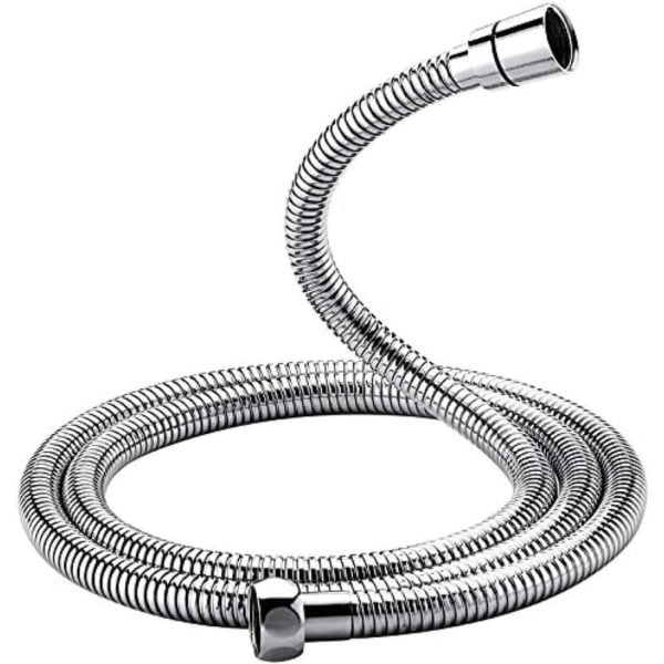 Universal Shower Hose (G1/2 inch, 1.5m), Anti-kink and Anti-twist Shower Hose, Stainless Steel/Chrome