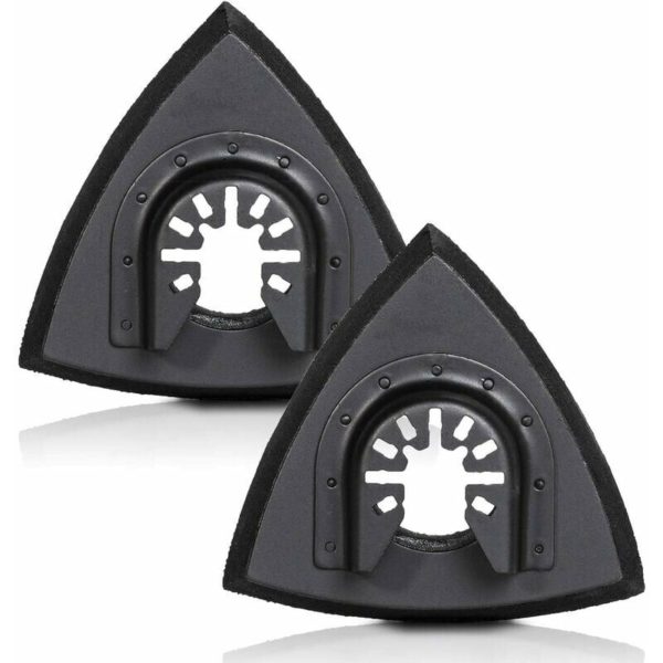 Universal Triangular Sanding Pads - Velcro Strap, for Oscillating Multi-Tool for Wood Sanding,