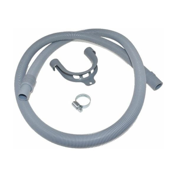 Universal Washing Machine Dishwasher Drain Outlet Hose with Moulded End 1.5 Meter Length 19-22mm