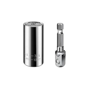 Universal torque wrench magic spanner grip multi function universal ratchet socket 7-19mm power drill adapter hand tools One set