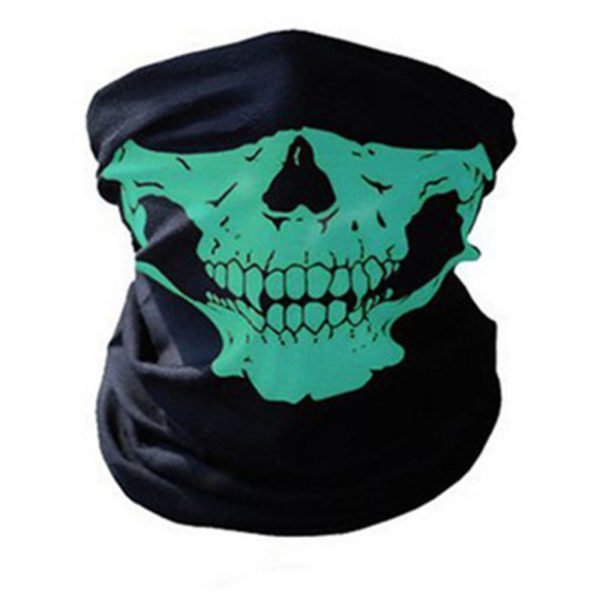 Unseamed Multifunctional Headband Skull Bandana Helmet Neck Face Mask Thermal Scarf Halloween Props