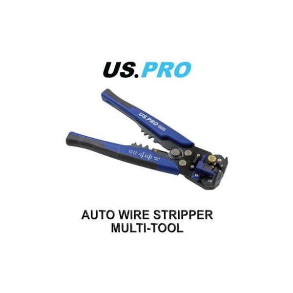 Us pro Tools Auto Adjusting Wire Stripper, Cutter, Terminal Crimper Multi-tool 6689