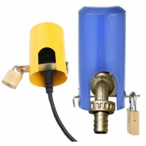 Using outdoor faucet locking system and vandalism, and easy to install, insulated garden hose and water saving cover.