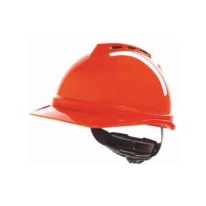 V-gard 500 vented safety helmet orange - Orange - Orange - MSA