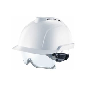 V-gard 930 vented helmet white c/w integrated spec - White - White - MSA