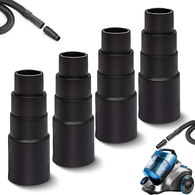 Vacuum Hose Adapter, 4 pcs Vacuum Hose Connector Vacuum Adapter Reducer, For Vacuum Sander Jigsaw Bench Drill
