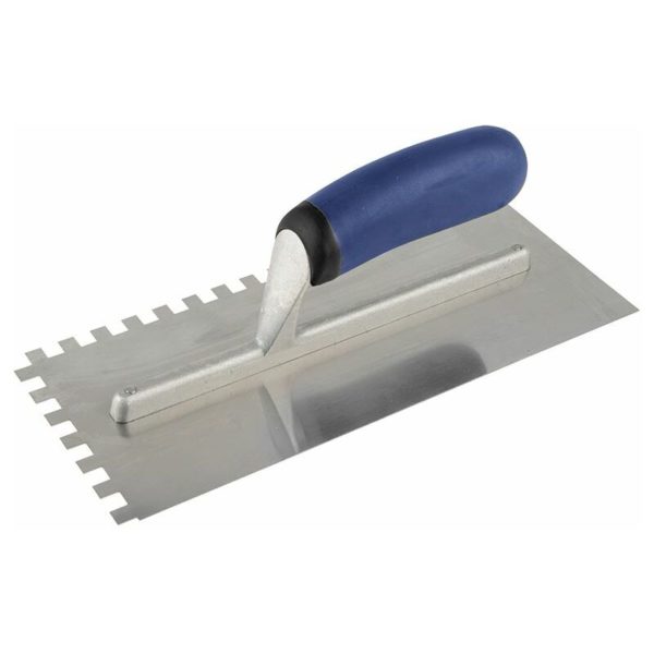 Vitrex - Professional Notched Adhesive Trowel 8mm Stainless Steel 11 x 4.1/2in