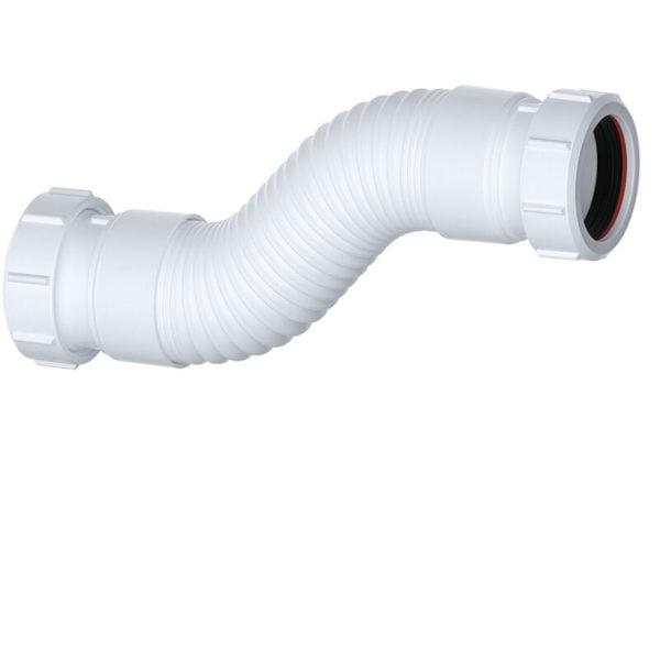 Viva Sanitary - Flexible Waste Trap Pipe Coupling Connector Hose For Bath Kitchen Sink 1/2 40mm