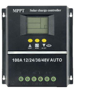 Voltage Automatic Identification Solar MPPT Controller LCD Display Off-grid System Electrical Power Generating Systems for Rechargeable Lithium