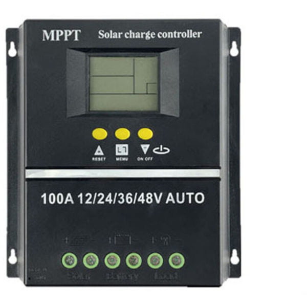 Voltage Automatic Identification Solar MPPT Controller LCD Display Off-grid System Electrical Power Generating Systems for Rechargeable Lithium