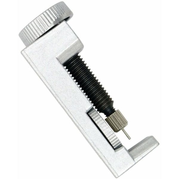 Watch Repair Kits and Tools Strap Link Pin Remover Pin Remover Watch Band Tool Repair Kit for Watchmakers with 3 Extra Pins - Silver