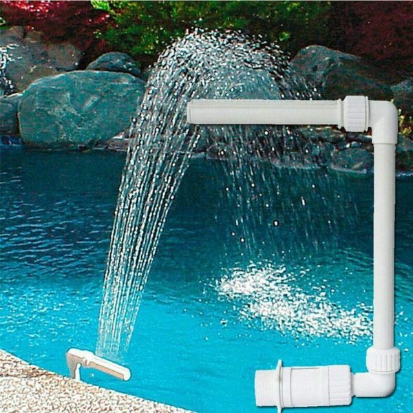 Water Jet Pool Fountain Waterfall Fountain Pool Fountain Waterfall Fountain Pumps Durable Adjustable for Garden Ponds Pool Waterfall Water Pools