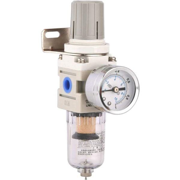 Water Separator - Compressed Air Regulator - For Compressor - 1/4 - Recommended