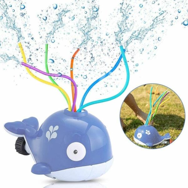 Water Sprinkler Toys, Whale Water Sprinkler for Kids, Sprinkler Kinder, Splash Play Toy, for Kids Summer Outdoor Play Outdoor Play, Spray Water Toy