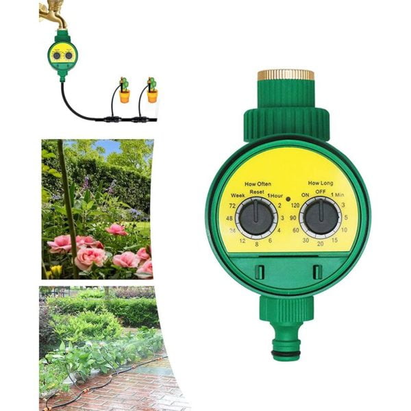 Water Timer Digital Automatic Irrigation Timer Automatic Hose Faucet Sprinkler Timer Controller, Garden Automatic Watering, Watering Schedule