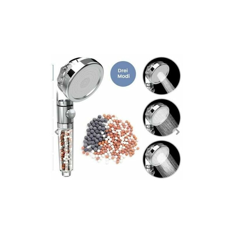 Water-saving shower,Filtration shower head Water-saving high-pressure hand shower 3 modes,Indispensable for the home