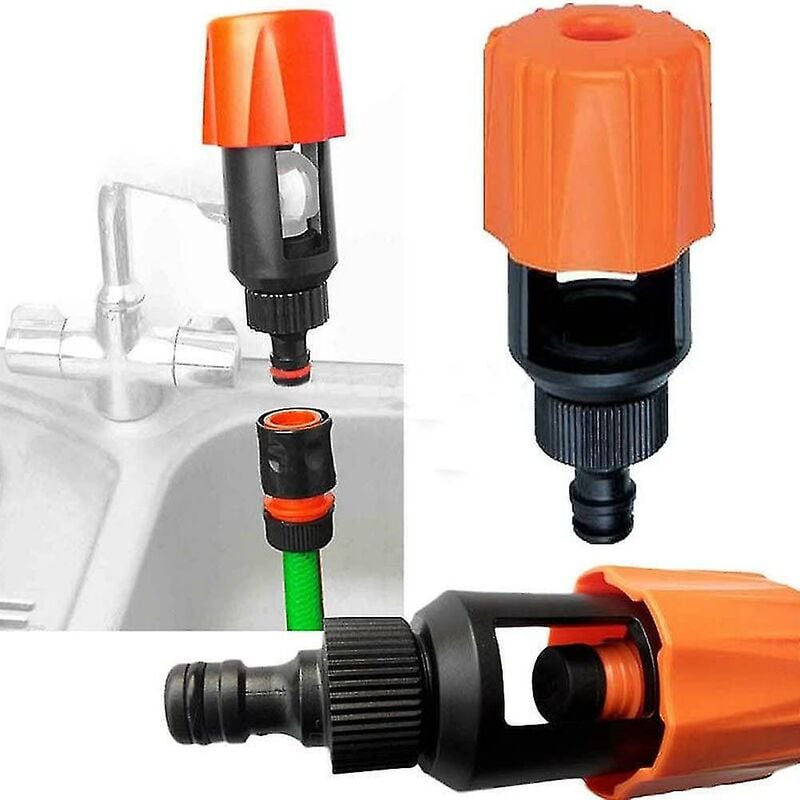 Watering pipe connector for kitchen tap, universal tap adapter/hose