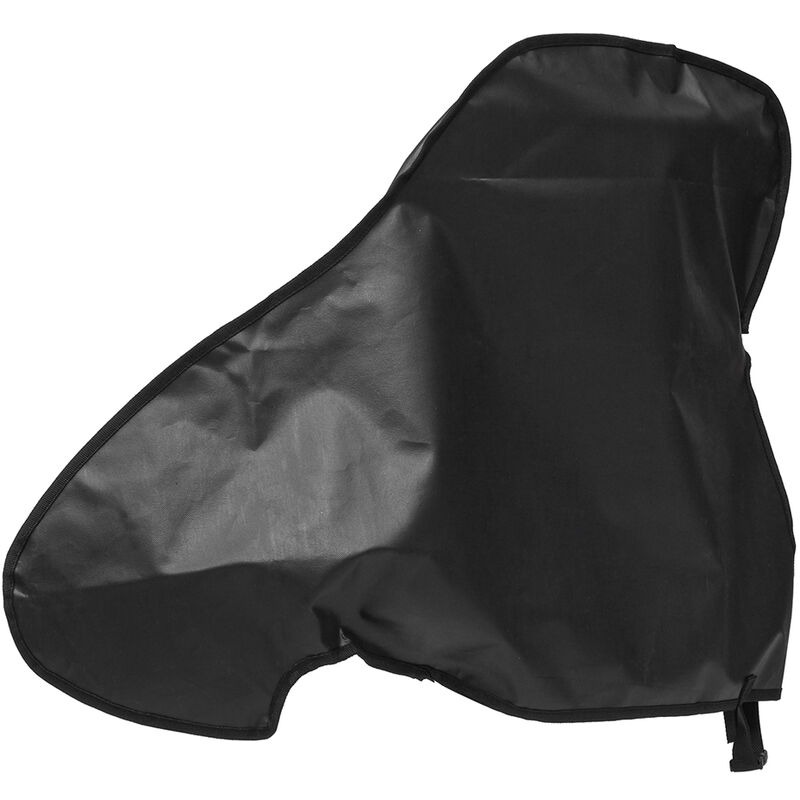 Waterproof Caravan Hitch Cover PVC Trailer Tow Ball Coupling Lock Breathable Dust Rain Snow Dustproof Protector, Black