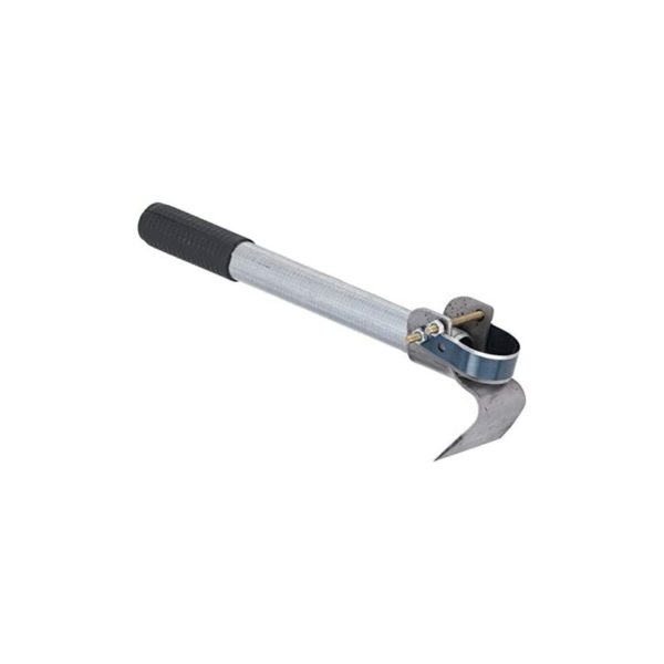 Weed Extractor Hoe, Planting Hoe with Bilateral U-shaped Scraper Head, Iron Hoe for Weeding, Scraping Bark, Planting Vegetables, Grafting Fruit Trees