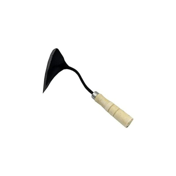 Weed Rake Gardening Digging Tool Garden Twisted Metal Rake Stainless Steel Rakes Hoe Harvest Hook Cultivate Weeding Knife Digger Hand Rake