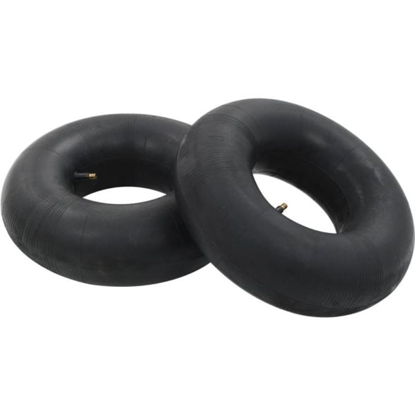 Wheelbarrow Inner Tubes 2 pcs 15x6.00-6 Rubber VD06488 - Hommoo