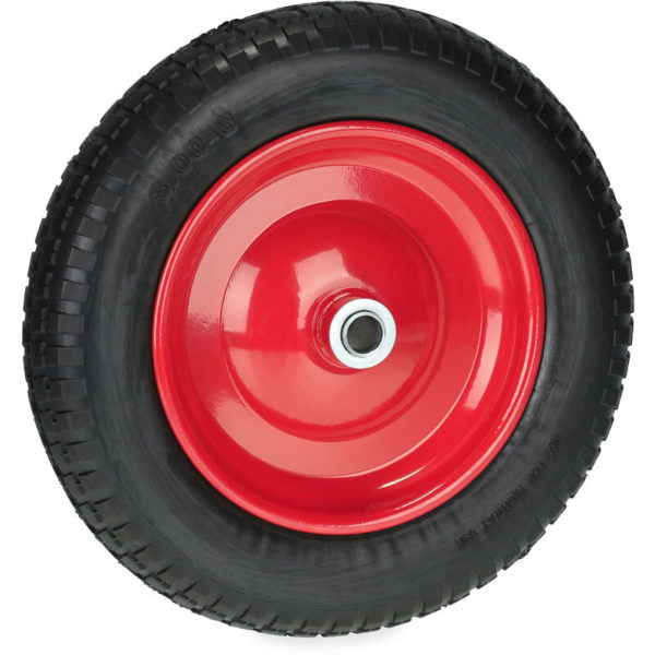 Wheelbarrow Wheel 3.00-8, Rubber Tyre with Steel Rim, Puncture-Proof ...