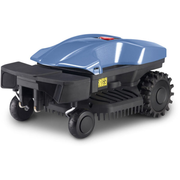 Wiper I100R robot mower - No perimeter wire, radar navigating mower - Blue