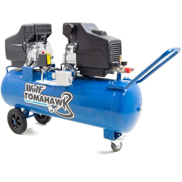 Wolf Tomahawk 100L Air Compressor 19.2 CFM 2 x 2.5HP