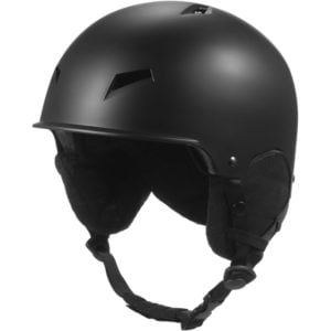 Women Men Snow Helmet with Detachable Earmuff Men Women Snowboard Helmet with Goggle Fixed Strap Safety Skiing Helmet, Black&L - Black&L