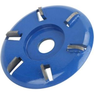 Wood Cutting Disc, Stump Remover Angle Grinder Wood Carving Disc 6 Teeth Chainsaw Cutter Woodworking Blade Tools Readcly