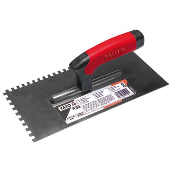 Yato tiling trowel 10x10 mm teeth