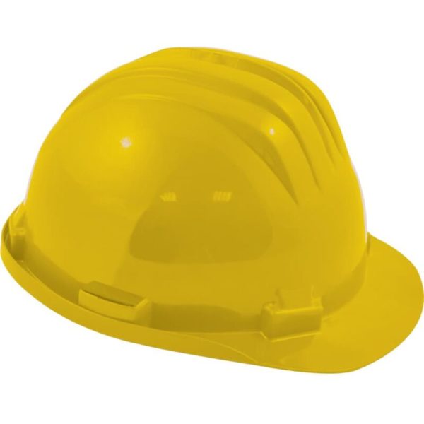 Yellow Standard Safety Helmet - Yellow - Sitesafe