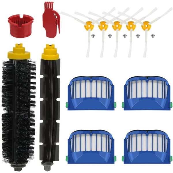 Zogplg Replacement Parts for iRobot Vacuum Cleaner Compatible with iRobot 529, 610, 611, 627, 650, 620, 640, 630, 660, iRobot Accessories with Brush