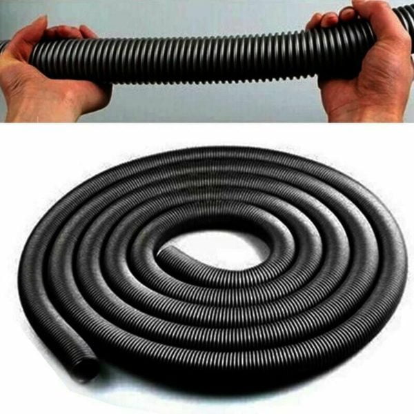 meter vacuum cleaner hose, 32 mm vacuum cleaner hose, black, one size fits all