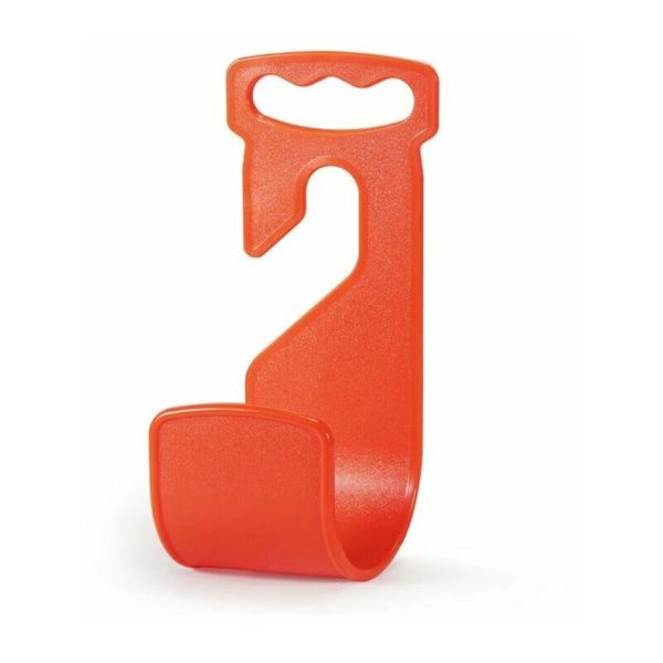 rlife Wall Mounted Hose Holder Garden Hose Hangers Wall Mount Water Hose Holder Hook Water Hose for Household Telescopic Hose Hanger (Orange)