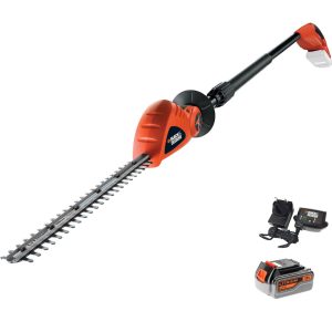 Black and Decker GTC1843L 18v Cordless Long Articulating Hedge Trimmer 430mm 1 x 4ah Li-ion Charger
