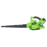 Greenworks GD40BVK2X 40v Brushless Blower with 2 x 2Ah batteries and charger