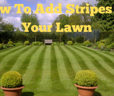 How To Add Stripes To Your Lawn