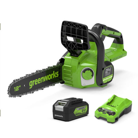Greenworks Greenworks 24V 30cm (12") Cordless Brushless Chainsaw with 4.0Ah Battery & Charger